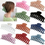 Windfall Women Big Hair Claw Clips 4.3 Inch Nonslip Large Claw Clip for Women and Girls Thin Hair, Strong Hold Hair Clips for Thick Hair