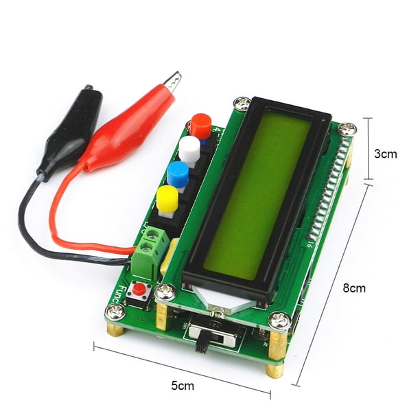 Eigraketly Bonrich 1 pcs LC100-A Medidor L/C de capacitancia de inductancia de alta precisión LCD digital Herramientas eléctricas