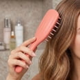 thumbnail image 4 of Lume Wear Long Handle Scalp Massager Brush A Soft Silicone Shower Brush for Hair and Coat Cleaning and Relaxation Wet and Dry Use for Women Men and Pet, 4 of 7
