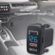 thumbnail image 2 of Cargador enchufe para coche 12V-24V QC3.0 tipo C PD con voltímetro LED carga impermeable () azul, 2 of 9