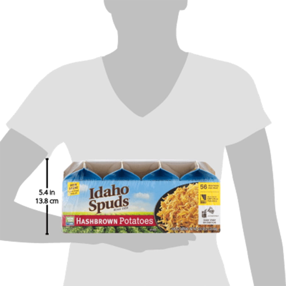 Idaho Spuds Hashbrown Potatoes 4.2 Ounce (Pack of 8)