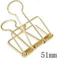 thumbnail image 3 of 12Pcs Hollow Out Long Tail Wire Binder Clips Paper Binder Clip Large 51mm (Large), 3 of 3