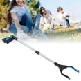 thumbnail image 3 of Reacher Grabber Pickup Tool Labor Saving Blue Black Foldable Design Lightweight Portable for Household Waste Collection for Office Camping, 3 of 9