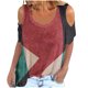 thumbnail image 1 of Elegante mujer cuello redondo impresión manga corta camiseta blusa Tops sudadera OAVQHLG3B Store lin121212, 1 of 5