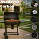 thumbnail image 2 of Asador Carne Parrilla Carbon Bbq Movil Termometro Cenicero Jardimex, 2 of 10