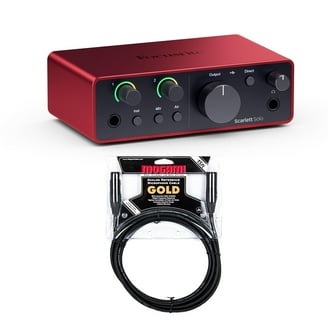 Focusrite Scarlett Solo 4th Gen Studio Recording USB Audio