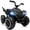 Black, variant on Hikiddo 24V Kids ATV, Spider Electric Four Wheeler Ride on ATV with 16" Extended Seat & Music Player - Blue