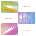thumbnail image 2 of CIMAXIC Anneau de Natation 1 Pce Anneau Flottant Gonflable PVC Paillettes pour Piscine, 33.46"X33.46"X0.04 Pouces, 2 of 5