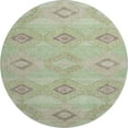 thumbnail image 2 of Addison Rugs Mayfield Premium Machine Washable Transitional Aztec Green Round Rug, 8' x 8', 2 of 6