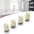 thumbnail image 4 of LEFU pour Rouleaux de Porte de Douche Ensemble de 4 Coureurs Simples Roues Poulies Diamètre 25mm Pièces de Rechange Réglables pour Armoires en Verre Cabines Épaisseur 4-6mm, 4 of 10