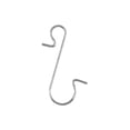thumbnail image 3 of Ornament Hooks for Christmas Tree, 100 Pack Metal Wire S-Shaped Hangers, Sturdy Hooks for Hanging Decorations, Ornaments, Lights, Small to Medium Ornaments, Decorative S-Hooks *100, 3 of 5