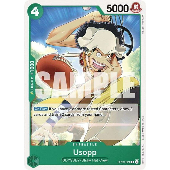 One Piece Emperors in the New World Common Usopp OP09-024