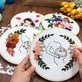 thumbnail image 2 of Embroidery Starter Kit Craft Kit Round Cross Stitch Sewing Kit DIY Embroidery Starter Set, 2 of 10