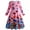 Pink 1, variant on KYAIGUO Kids Girls Dress Soft Dress Princess Party Dress 3-10 Years Old Spring Print Dress for Toddler Loose Mid-Length Dress