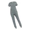 thumbnail image 1 of kusrkot Women's V Neck Scrub Set, L, 1 of 9
