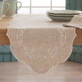 thumbnail image 2 of Lenox French Perle Linen Color Table Runner, 70x14", 2 of 3