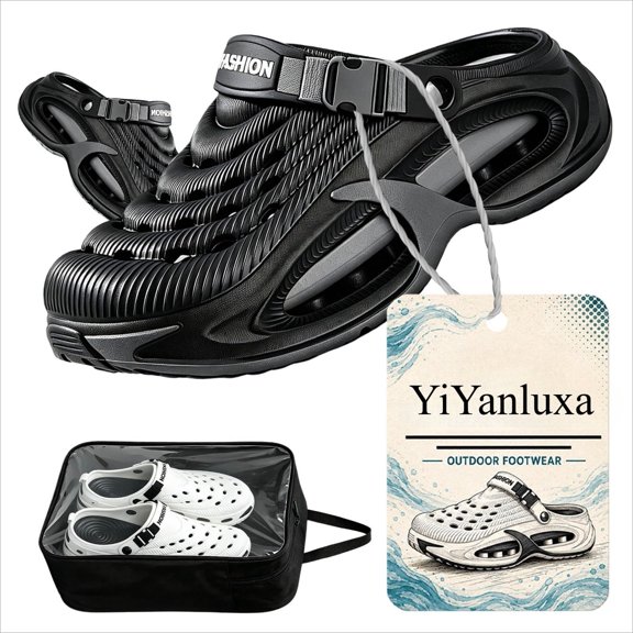 Summer Sneakers for Men, Arch Support EVA Clogs, Breathable Lightweight Garden Shoes, Non Slip