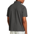 thumbnail image 5 of Domuza Mens Short Sleeve Shirts Quarter Zip Mock Neck Fitted Tshirts Loose Fit Lightweight Solid Color Athletic Golf Tees Black 3XL, 5 of 5