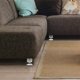 thumbnail image 2 of Dinheiro-Juego de 4 Uds. De patas de gabinete ajustables en altura, pies de mesa de acero inoxidable plateado, sofá cama de 50x80MM, 2 of 7