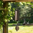 thumbnail image 3 of Woodstock Deep Tone Tranquility Bell - Copper Finish Handcrafted Steel Wind Chime Meditation Windbell and Dinner Bell - Outdoor Lawn and Garden Decor, 3 of 8