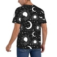 thumbnail image 2 of KLL Crescent and Stars for Men's Baseball Shirts,Short Sleeve Casual Shirts Button Down Shirt for Men Beach Summer Wedding Shirt-Large, 2 of 7