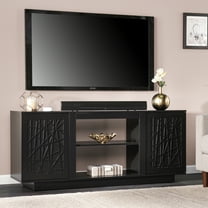 SEI Delgrave Entertainment Center fits up to 56" with Storage, Black