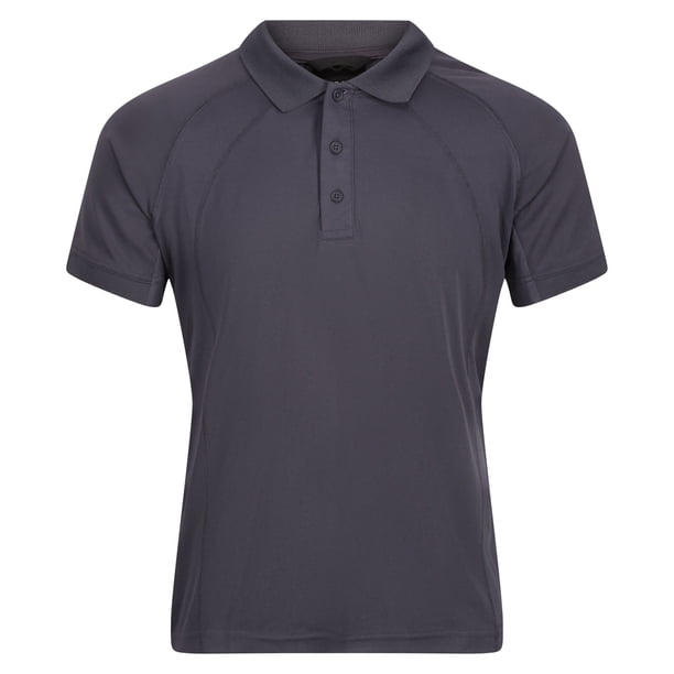 Regatta - Polo para trabajar de manga corta Modelo Coolweave para hombre/caballero - Verano/ Vacaciones (metal)