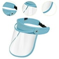 thumbnail image 6 of QccHieUs Face Shield Clear Visor Women Men Versatile Reusable Full Face Faceshield Splash blue, 6 of 9