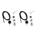 thumbnail image 2 of Eigraketly Steel Wire Rope with Rubber Stopper Duty Heavy Ball for Gym Workout Accs Tipo 1 2piezas, 2 of 6