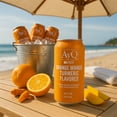 thumbnail image 5 of AYQ Beverages Orange Mango Turmeric Drink, Flavored Fruit Beverage for Hydration, Added Vitamins with BCAA, Electrolytes, Vegetarian & Gluten Free, Ready to Drink, 473  mL Cans, 12-Pack, 5 of 7