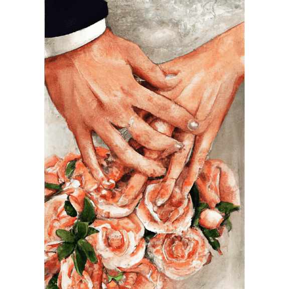 5D Couple Diamond Art Painting Kit - DIY Diamond Art Family, Full Round Drill - Crystal Embroidery Cross Stitch - Adult Craft for Wall & Office Decor - 30x40cm