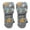 Grey, variant on 1 Pair Kids Snow Gloves Water Proof Adjustable Fastener Tape Hanging Buckle Windproof Riding Gloves for Daily Wear