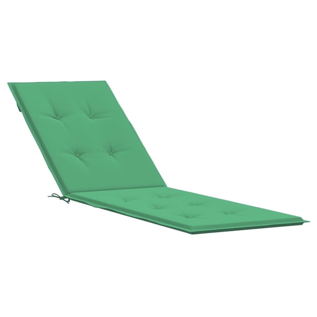 Cojín para tumbona VidaXL, tela Oxford verde duradera