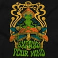 thumbnail image 2 of Expand Your Mind Zen Frog Mushroom Men's Graphic T Shirt Tees Brisco Brands S, 2 of 6