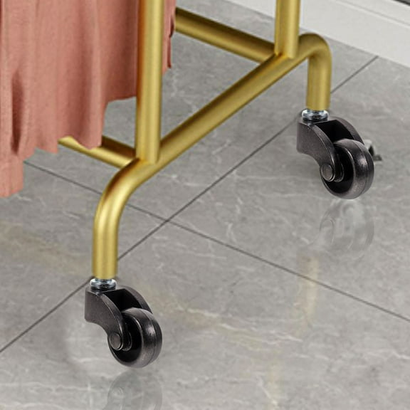 OFFIGAM Set of 4 Heavy Duty Black Chair Casters Replacement Wheels for Smooth Rolling Office and Desk Chairs