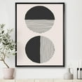 thumbnail image 3 of Designart Minimal Geometric Lines And Circle IV FLOAT FRAME WALL ART, 3 of 4