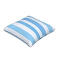thumbnail image 3 of Multi-Size Linen Sofa Pillow Cover Invisible Zipper Open And Close Strong Use For Sofa Chair Garden Sofa Car Light Blue Stripe_2 20"X20", 3 of 8