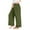 Army Green, variant on Plebaso Girls Wide Leg Pants High Waist Casual Pants with Pockets Summer Lightweight Plain Girls Trousers