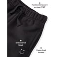 thumbnail image 4 of Color Mix by Garanimals Baby & Toddler Fleece Sweatpants, Sizes 0–6T, 4 of 9