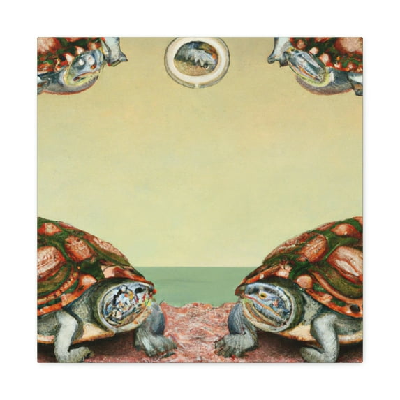 Turtle Rococo Splendor - Canvas