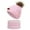 light pink, variant on EQWLJWE Kids Winter Beanie Hat Warm Knit Thick Ski Cap With PomPom And Scarf Set For 1-11 Years Old For Girls Boys Girls' Hats Holiday Clearance