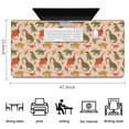 thumbnail image 5 of Long Mouse Pads for Desk,Pink Cartoon Dinosaurs Christmas Pattern Desk Mats on Top Of Desks, Desk Mouse Pad Extra Large with 3mm Non-Slip Base and Stitched Edge for Gaming,Office,Work,Home 47.3"x23.6", 5 of 6
