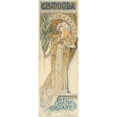 thumbnail image 3 of Alphonse Mucha 9x18 Black Modern Framed Museum Art Print Titled - Gismonda (1894-1895), 3 of 5