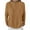 Khaki, variant on Lmnyox Fall Sweaters for Women Long Sleeve Crew Neck Button Sweater Tops Fashion Loose Knitted Shirts