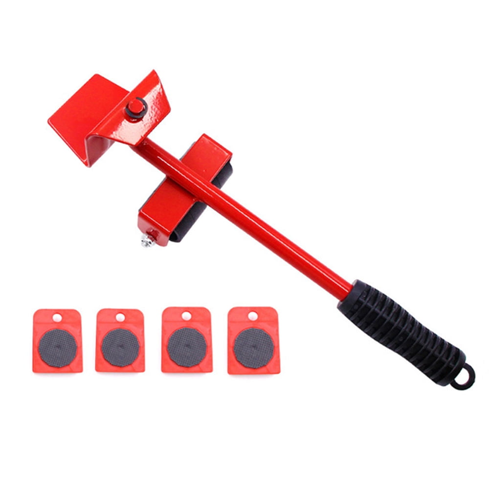Heavy Duty Furniture Lifter Easy Moving 360° Rotation Roller Sliders 5