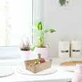 thumbnail image 4 of WRISTBIQUE Khaki Wicker Bread Basket for Kitchen Storage, Multi-Functional Decorative Fruit and Bread Holder, 4 of 8