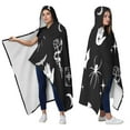 thumbnail image 2 of Wearable Blanket,Black Halloween Witchy Symbols Hooded Wearable Sherpa Blanket for Adults & Teens,Winter Poncho Shawl Wrap Cape Thick Warm,60"x80", 2 of 5