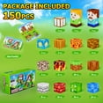 thumbnail image 6 of Magnetic Blocks 150PCS Magnetic Building Cube Game, Constructions Toys for Boys & Girls Age 3-4, 5 6 7 8 9 10, Sensory Tiles Building Birthday for Toddlers, 6 of 7
