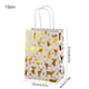 thumbnail image 3 of Bolsa de Regalo Navideña | Bolsa de Papel con Estampado de Papá Noel para Dulces Navideños, 21,8 X 15,9 X 8 Cm, Color Blanco, Resistente, Ideal para Fiestas Navideñas | para Envolver Regalos, Golosin, 3 of 6