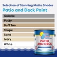 thumbnail image 3 of In The Swim Patio and Deck Paint - Taupe - Water Based Acrylic Coating - 1 Gallon (New Packaging) 40016901, 3 of 3